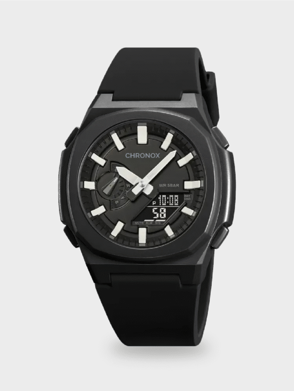 Jam Tangan Analog Digital Unisex Pria Wanita Anti Air Original - Chronox CX4004 Explorer